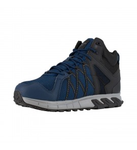 Reebok RB3400 Trailgrip Work Men's Athletic Mid-Cut with CushGuard Internal Met Guard - Navy and Black