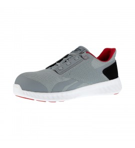 Reebok RB4021 Sublite Legend Work Men's Athletic Work Shoe - Grey, Black, and Red