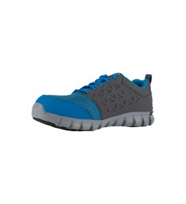 Reebok RB4040 Sublite Cushion Work Men's Athletic Work Shoe - Blue and Grey 