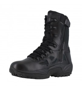 Reebok RB8875 Rapid Response RB Men's 8" Stealth Boot with Side Zipper - Black