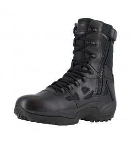 Reebok RB8877 Rapid Response RB Men's 8" Stealth Waterproof Boot with Side Zipper - Black