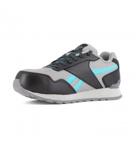 Reebok RB982 Harman Work Women's Classic Work Sneaker - Grey and Teal 