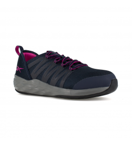 Reebok RB308 Astroride Work Women's Athletic Work Shoe - Dark Navy and Purple